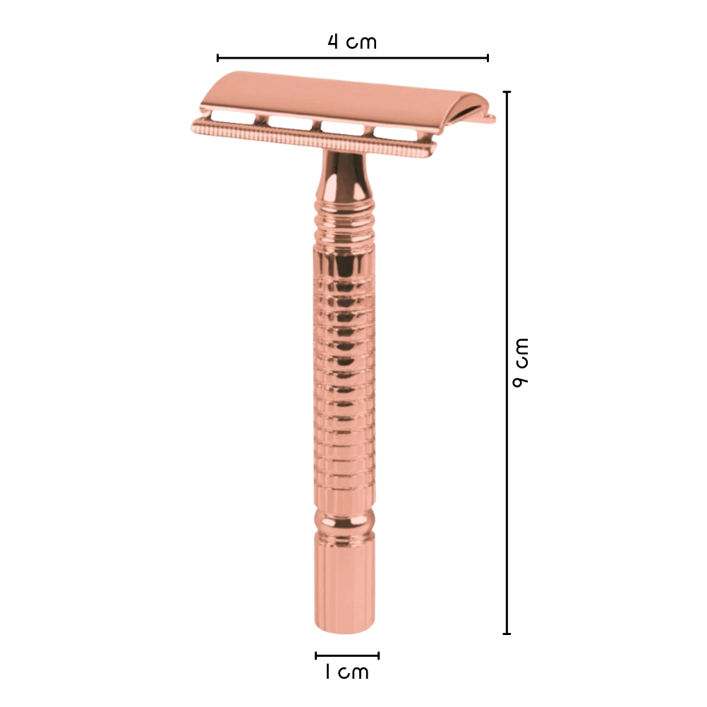 μεταλλικό ξυράφι Pink gold