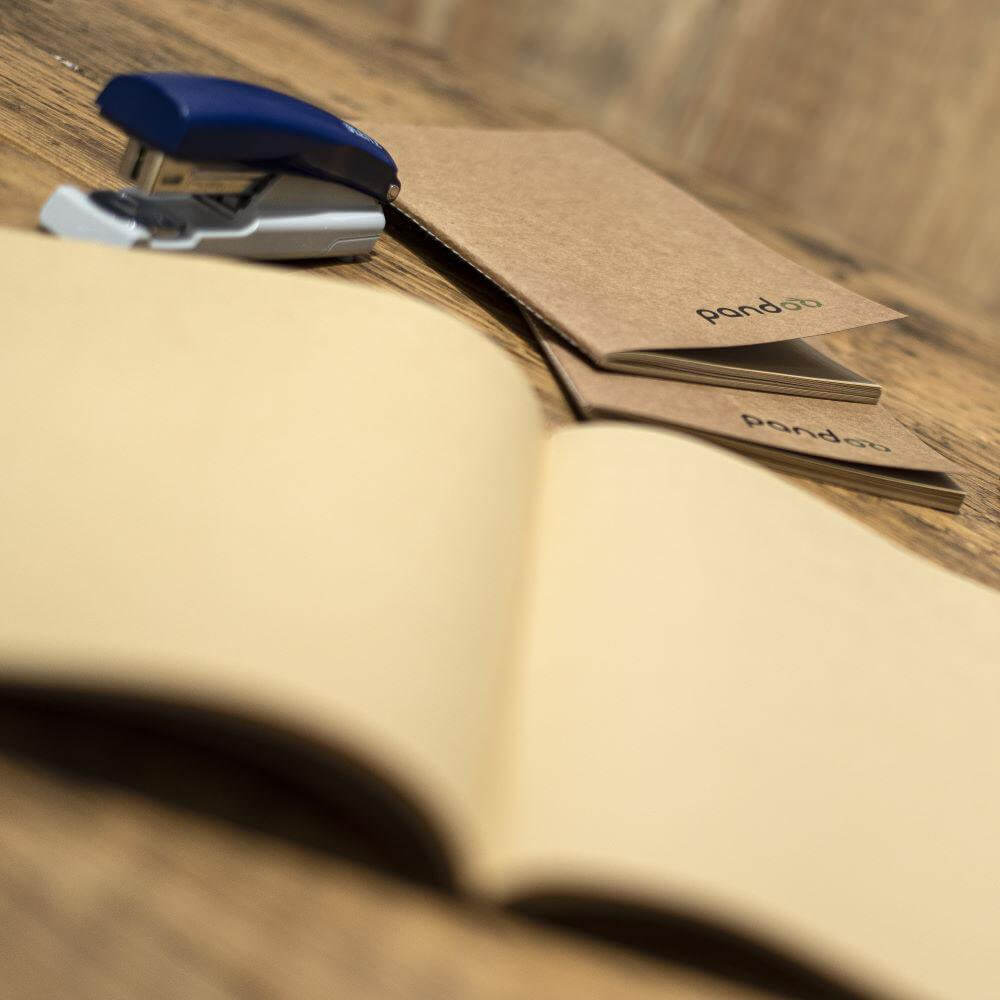 Σημειωματάριο a4 bamboo φυσικό