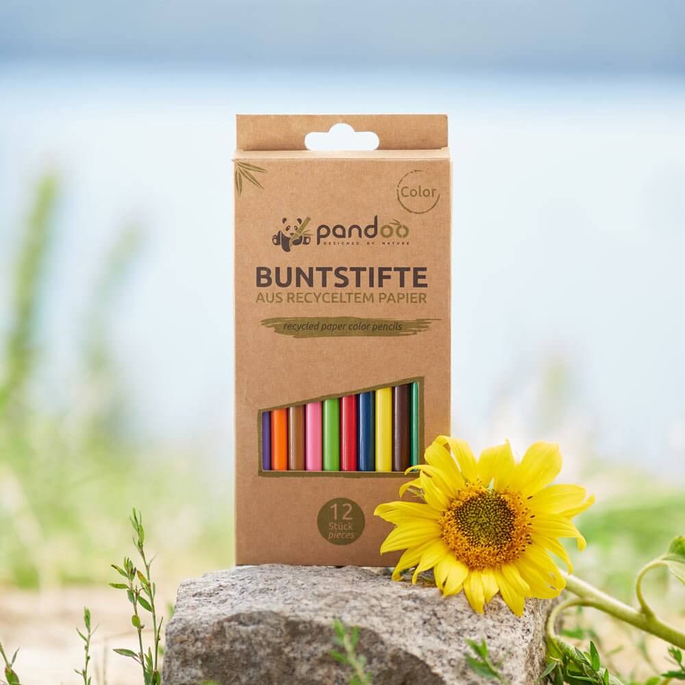 Πολύχρωμα Μολύβια από ανακυκλωμένες εφημερίδες