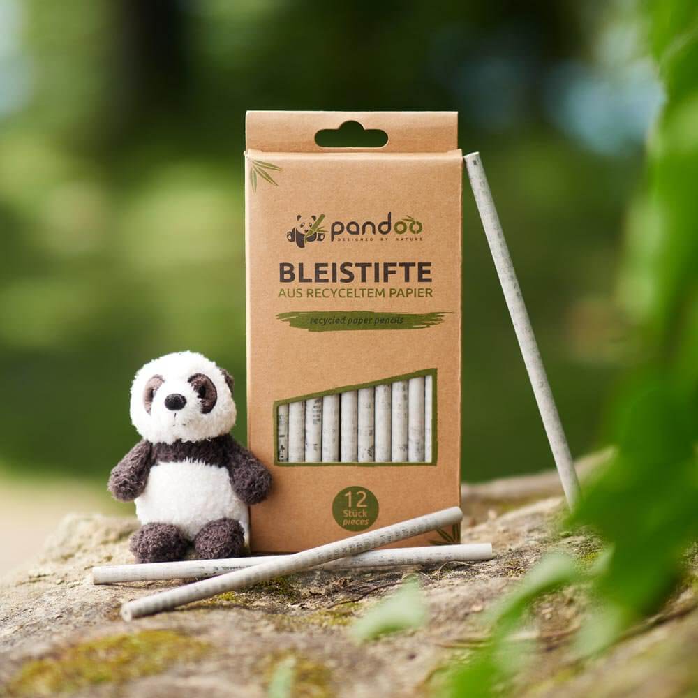 σετ μολύβια από ανακυκλωμένες εφημερίδες