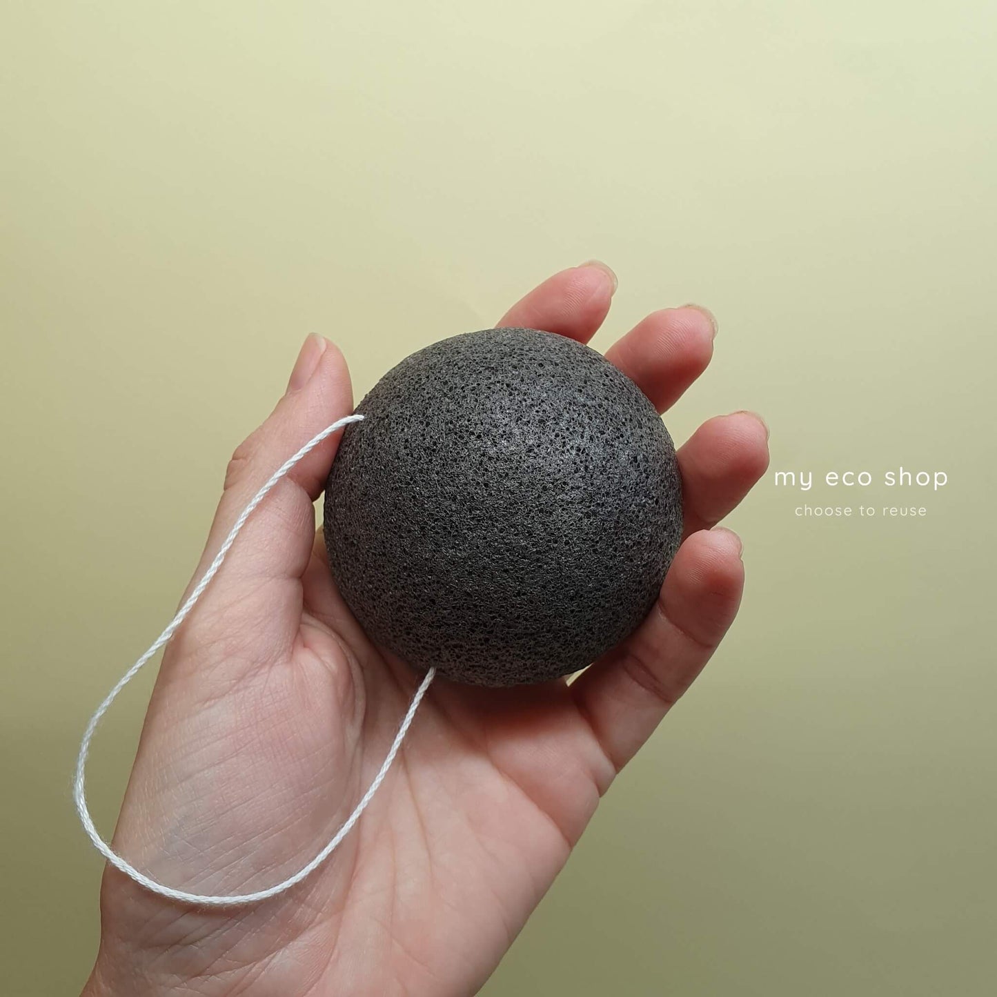 μαύρο konjac sponge για λιπαρές επιδερμίδες