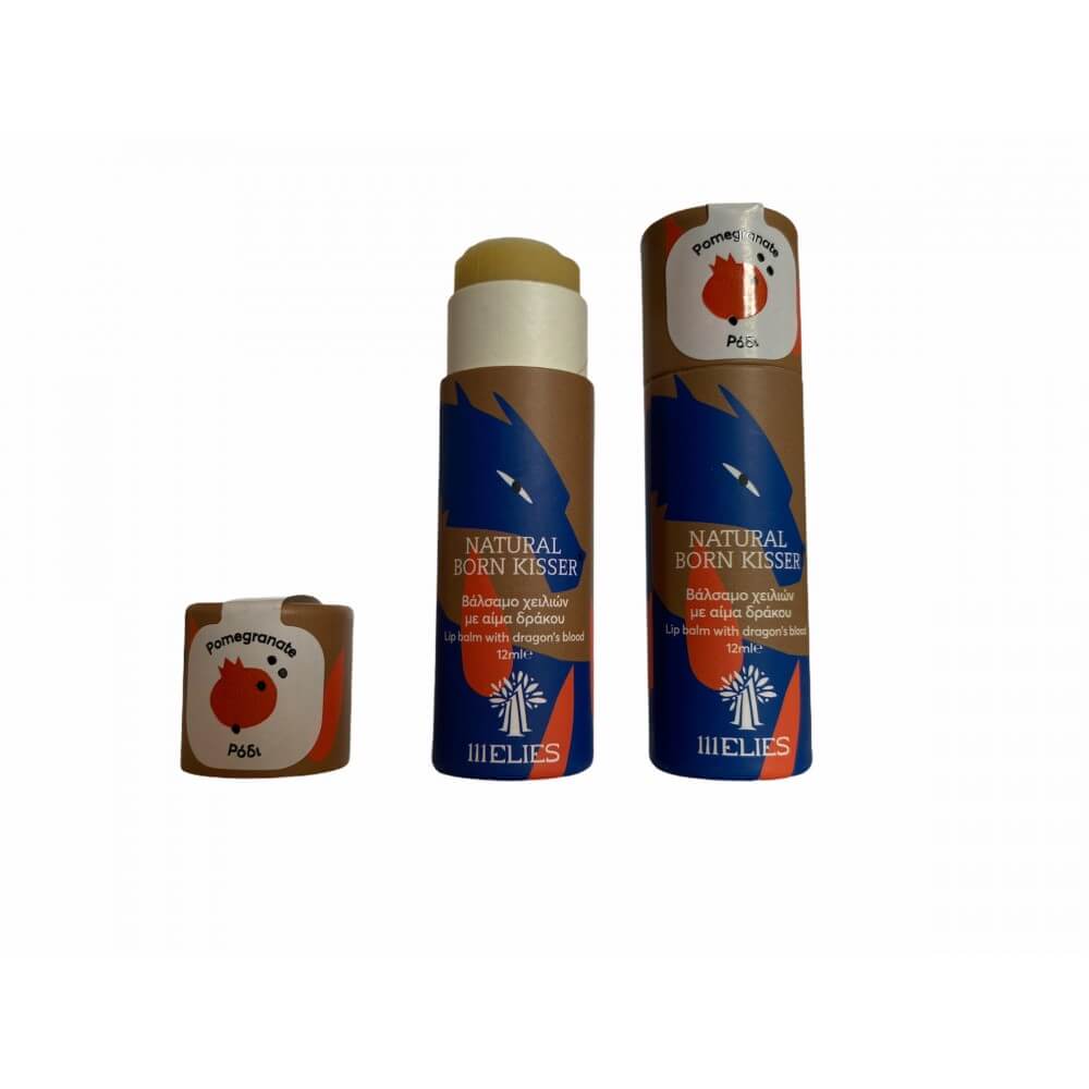φυσικό βάλσαμο χειλιών με ρόδι