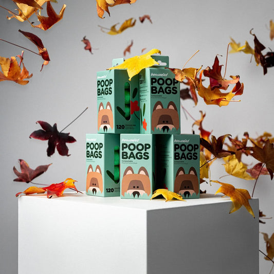 🌱 Κομποστοποιήσιμες Σακούλες Σκύλων | 120 τμχ 🐾
