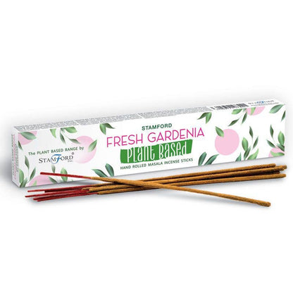 Stamford masala incense sticks in recyclable white packaging – handmade, natural and plant-based fresh gardenia
