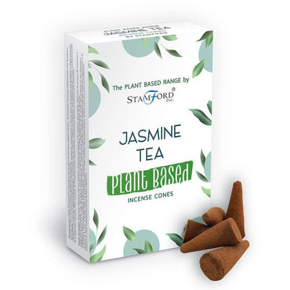 Stamford premium incense cones – plant-based, cruelty-free and long-lasting aroma. jasmine tea