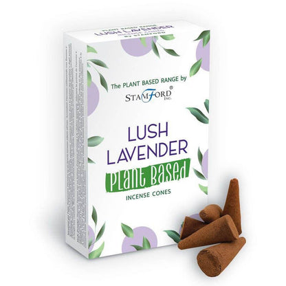 Stamford premium incense cones – plant-based, cruelty-free and long-lasting aroma. lavender