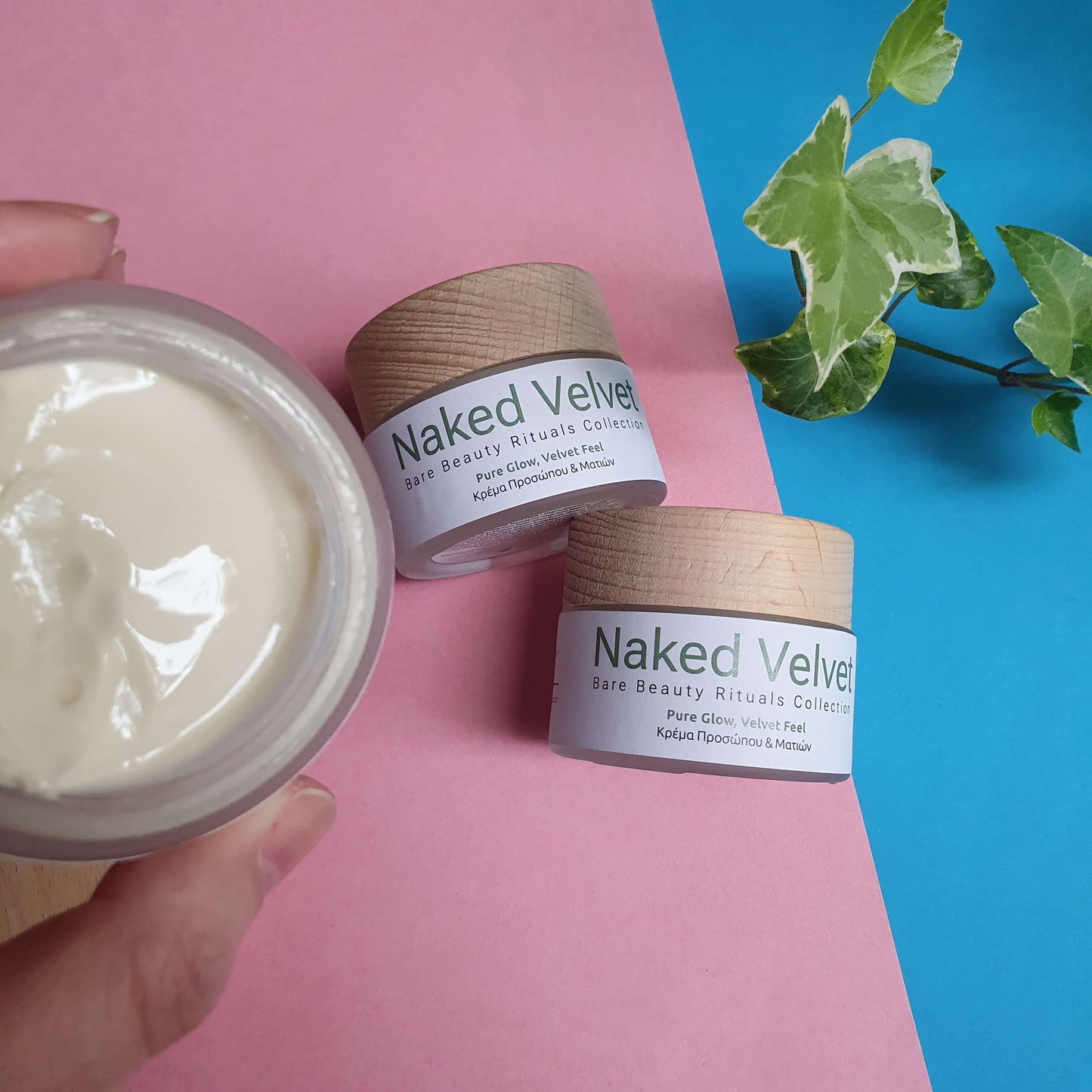 Naked Velvet vegan ενυδατική κρέμα με βελούδινη υφή – φυσική περιποίηση δέρματος