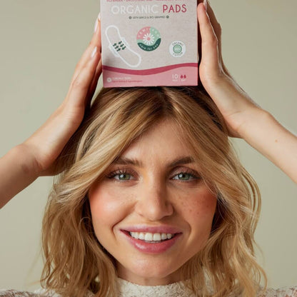 Σερβιέτες ημέρας με φτερά από οργανικό βαμβάκι σε συσκευασία 10 τεμαχίων