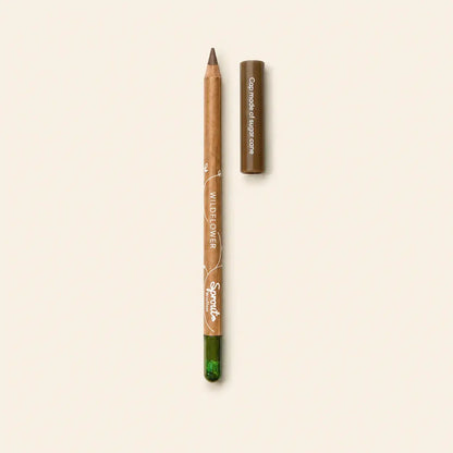 υτεύσιμο καφέ eyeliner SproutWorld με ξύλινο σώμα, καφέ καπάκι και κάψουλα σπόρων