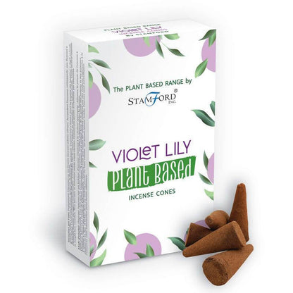 Stamford premium incense cones – plant-based, cruelty-free and long-lasting aroma. violet